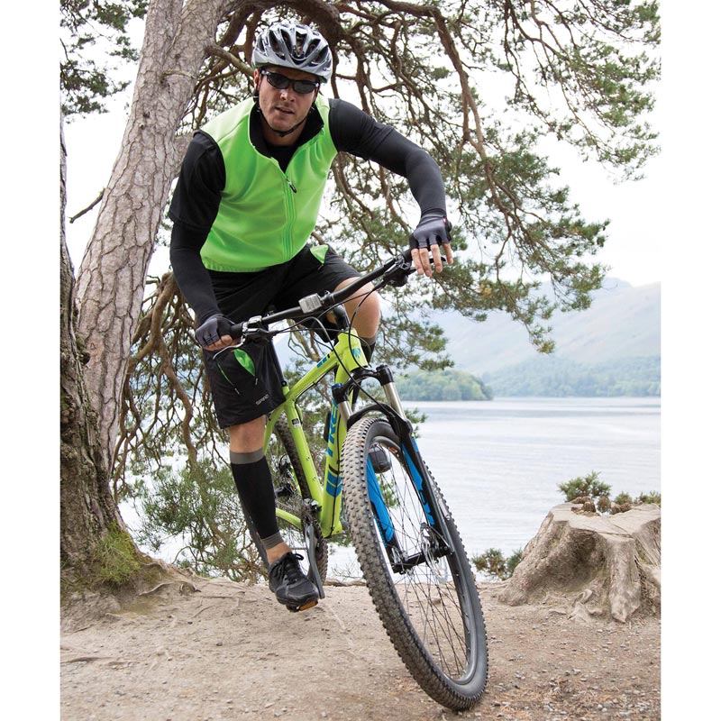 Spiro bikewear off-road shorts - Black/Lime XS